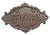 CIR1008WL - Cast iron solid welcome plaque