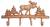Cast Iron moose hooks