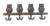 CIR998OWL - Cast iron Owls hanger/hooks
