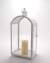 Large white metal lantern