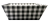 CMT959BW - Large Market tray - BLACK & WHITE CHECKERED