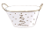 CTF708VL / Largest in Set of 2 White Oval metal containers w