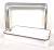 CTF723TL - Largest in a Set of 3 White rustic style metal tr