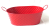 CTL508VRD12 - Red Oval Metal container with folding handles