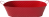 CTL531VRD18 - Red long oval Metal container with folding han
