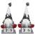 Santa Gnome on Wooden Countdown calendar - 2
