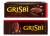 Grisbi L'originale chocolate filled cookies 135 gr., 12/cs