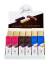 Hamlet Assorted Belgian Praline chocolate bars with hazelnut filling 45 gr., 54/cs
18 bars of each of 3 flavours: Milk, Dark & White Belgian chocolate 