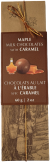 Made maple milk chocolates with caramel