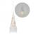 775093425121 - LED Hanging gnome ornament - SNOWFLAKE - appr