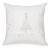 Glitter cushion with silver trees 17