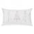 Rectangular glitter cushion with silver trees 19.5