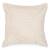 Beige faux fur herringbone style cushion 17