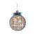 062615800826 - Metal & wood round Christmas themed plaque 10