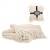 Luxurious cream trow with fringe - approx 56