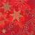 Lunch Napkins - Red & Gold Snowflakes 6.5