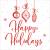 Lunch Napkins - Happy Holidays 6.5