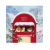 <p>Cocktail Napkins - Red mail box 5