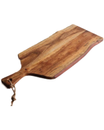 Acacia wood live edge boards for gift basket Charcuterie board