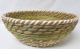 X Large Round Green & White seagrass & straw baskets XL: 14