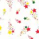 Multiple Colour stars printed Cellophane roll 40