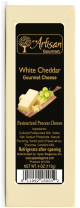 Artisan Gourmet SHELF STABLE white cheddar cheese -BLACK 113 gr.