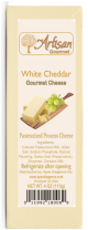 Artisan Gourmet SHELF STABLE white cheddar cheese IVORY 113 gr., 36/cs
