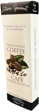 Artisan Gourmet French Roast coffee 50 gr., 24/cs
Dark Roast Coffee
Makes an 8-10 cup pot of coffee