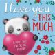 Baby book - I Love you this much
Padded 8