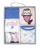 5-PC MERMAID Cotton Box Set 
Set includes: Two Bodysuit, Pant, Sock and Bib