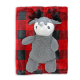 Fleece blanket & Reindeer plush Set - PLAID
100% Polyester