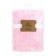 Double Layer Sculpted Sherpa Blanket: Pink
100% Polyester, 30