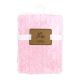 Double Layer Sculpted Sherpa Blanket: Pink
100% Polyester, 30