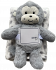 Baby & Tot Grey Monkey Toy with Blanket
