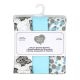 Precious Moments 3 Pack Muslin Swaddle Blankets - BLUE
