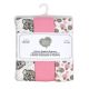 Precious Moments 3 Pack Muslin Swaddle Blankets - PINK