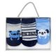 Buba Baby 3-Pair socks in a box - Blue
0-6 Months, 75% Cotton/23% Polyester/ 2% Spandex