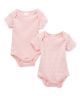 2-Pack Bodysuit 100% Cotton - PINK
0-3M