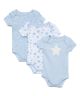 3-Pack Bodysuit 100% Cotton - BLUE
3-6M