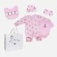 5-Piece Soft pink Ballerina  Set 100% Cotton