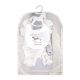 Neutral 5 Piece Lamb theme gift set
Includes gift box
100% Cotton
Set includes: Sleeper, Bodysuit, Hat, Mitts, and Bib
Packed in Organza Mesh Bag with Gift box Included