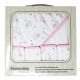 5-PC Boxed Hooded Towel and Washcloth set - Pink Balloons
Includes: 1 Hooded bath towel 30