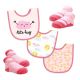 5 Piece Bib and Sock Set:  Let's Hug