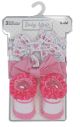 3 pc Bowtie & Socks set - Pink