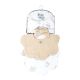 4 pc Cotton Headband & Bibs Set - IVORY