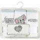 Precious Moments 3-pack 100% cotton embroidered wash cloths - Elephant
9