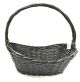 Extra Large Boat shaped willow basket with handle 22.5