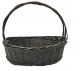 Small Oval willow basket with handle S:15