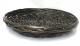 Round stained willow & chipwood tray 14