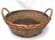 Small Round willow & seagrass baskets with seagrass handles
